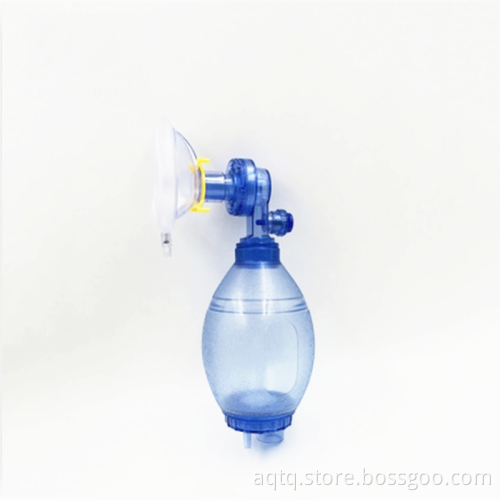 Disposable Adult and Child First Aid manual resuscitator